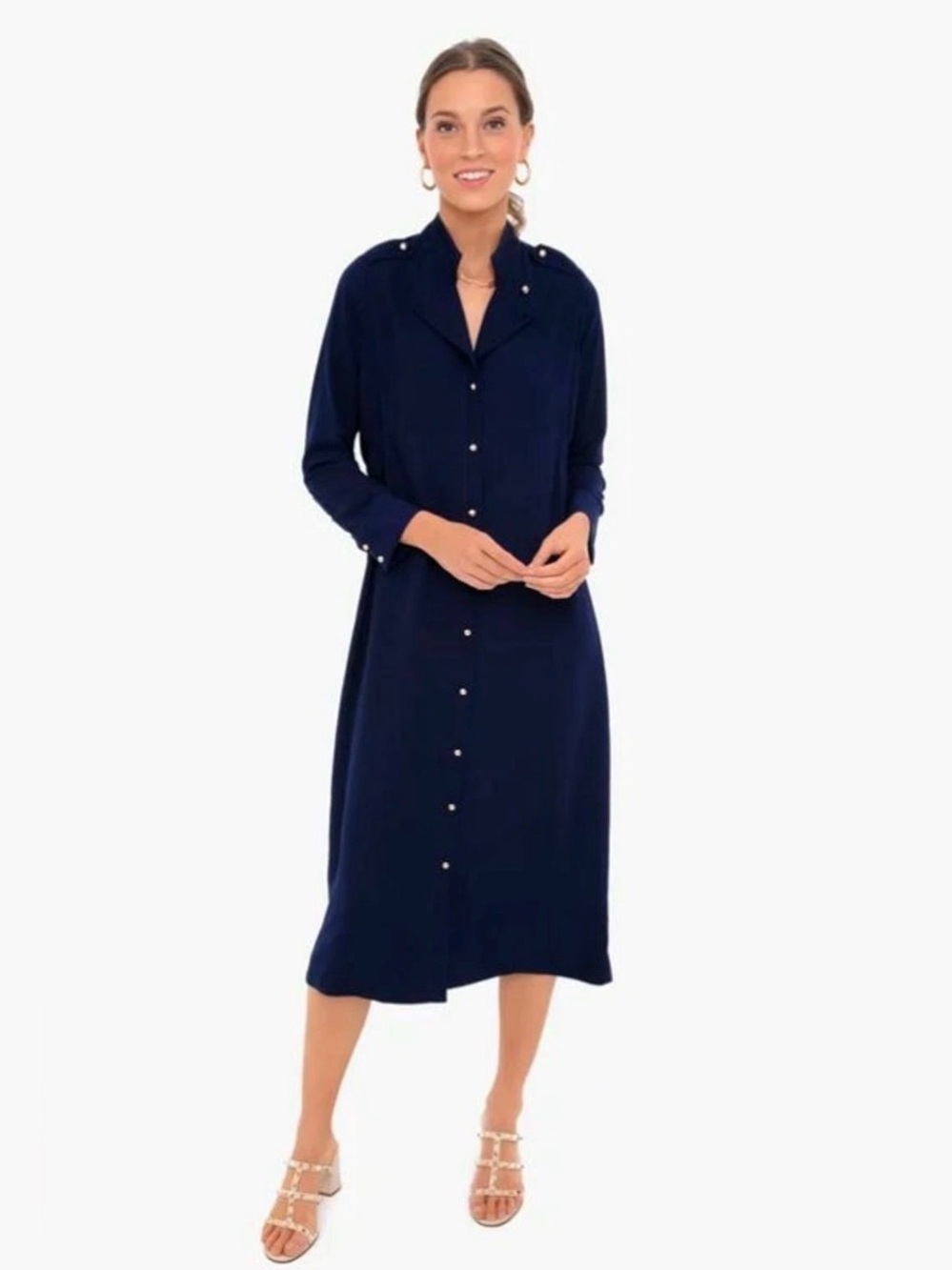 NWOT Pomander Place Admiral Blue Anderson Dress, Size S